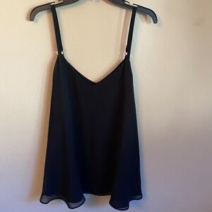 Torrid Sophie Chiffon Swing Cami Black Size 1